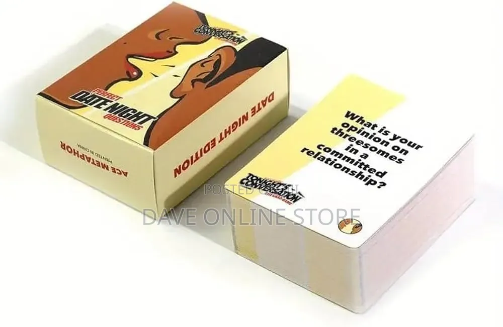 Tonights Conversation Card Game | Perfect Date Night Questions