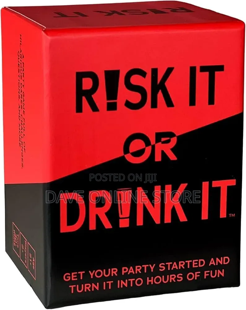 Risk It or Drink It! Party Game | Dares, Decisions, and Drinks