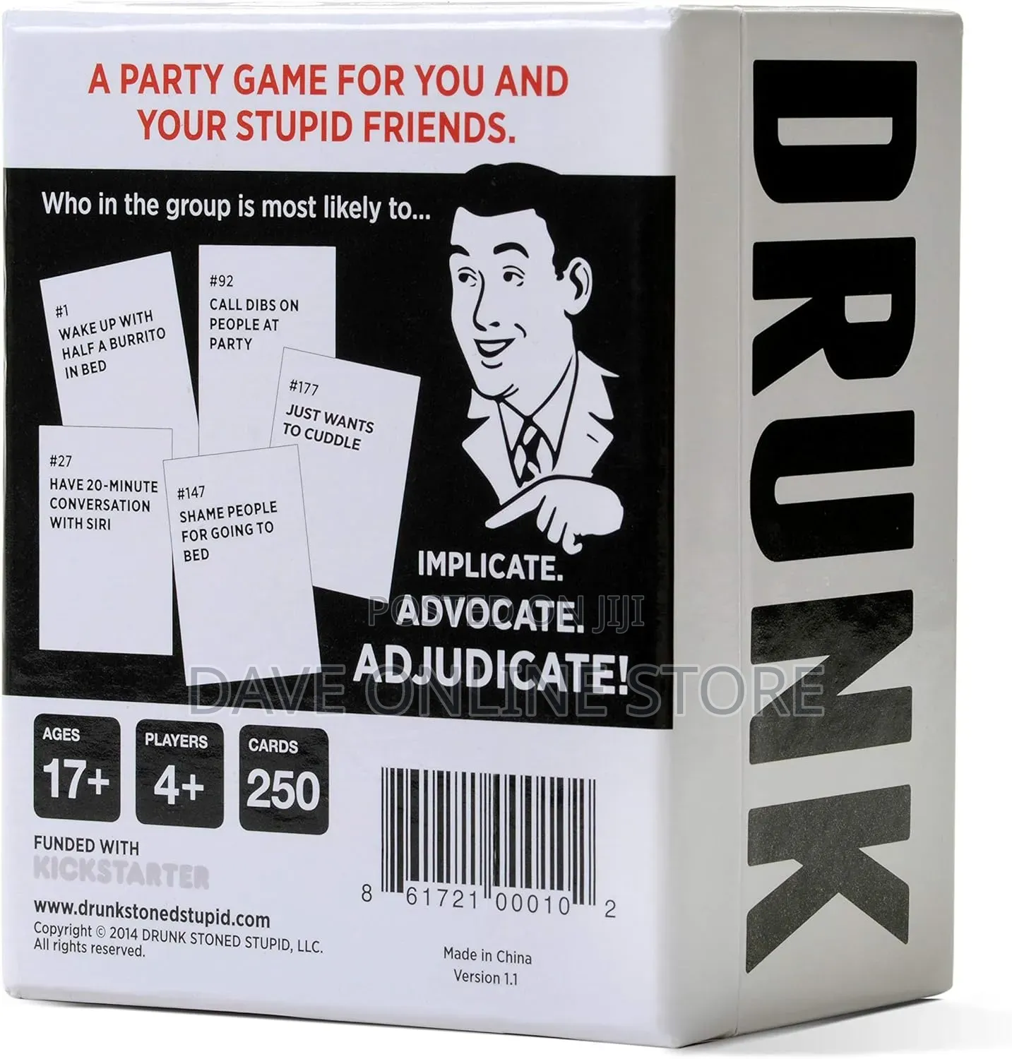Drunk Stoned or Stupid [A Party Game]