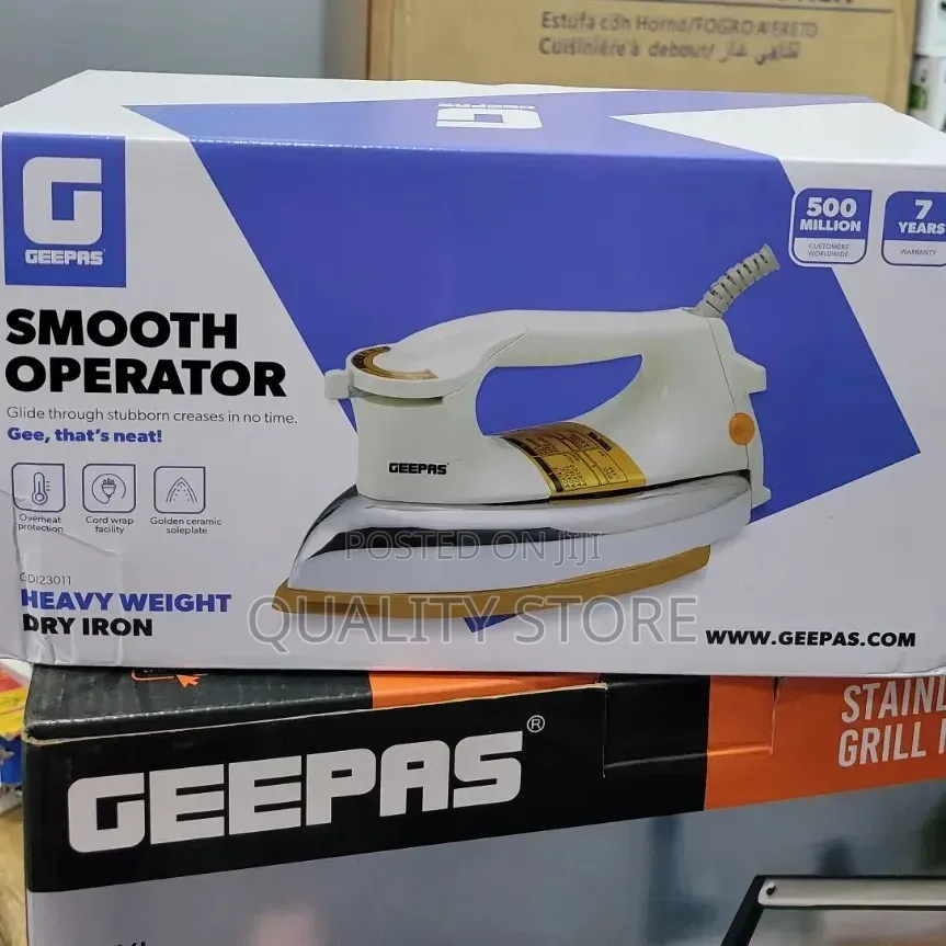 Geepas Electric Heavy-Weight Dry Iron