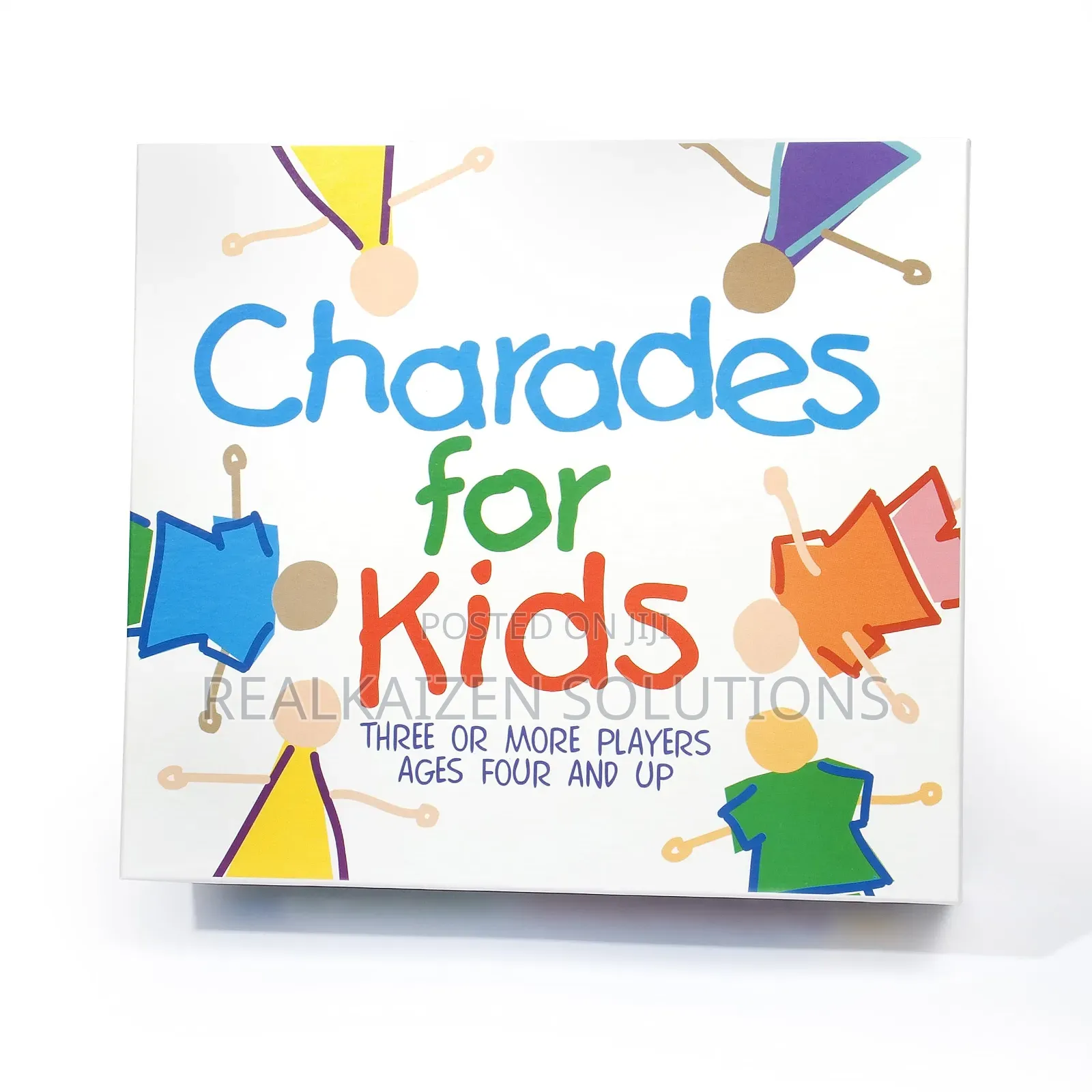 Pressman Charades For Kids – No Reading Required Family Card Game
