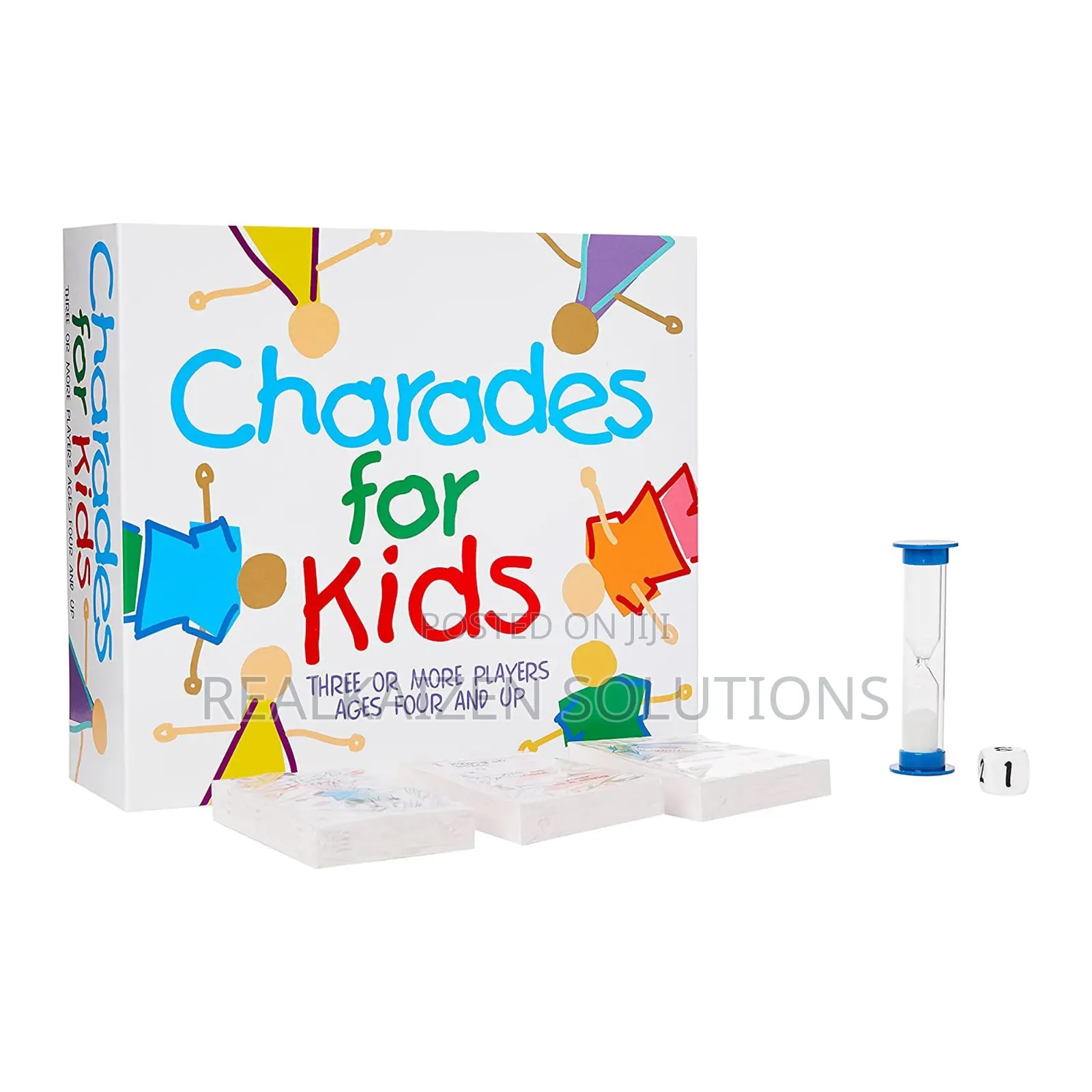 Pressman Charades For Kids – No Reading Required Family Card Game