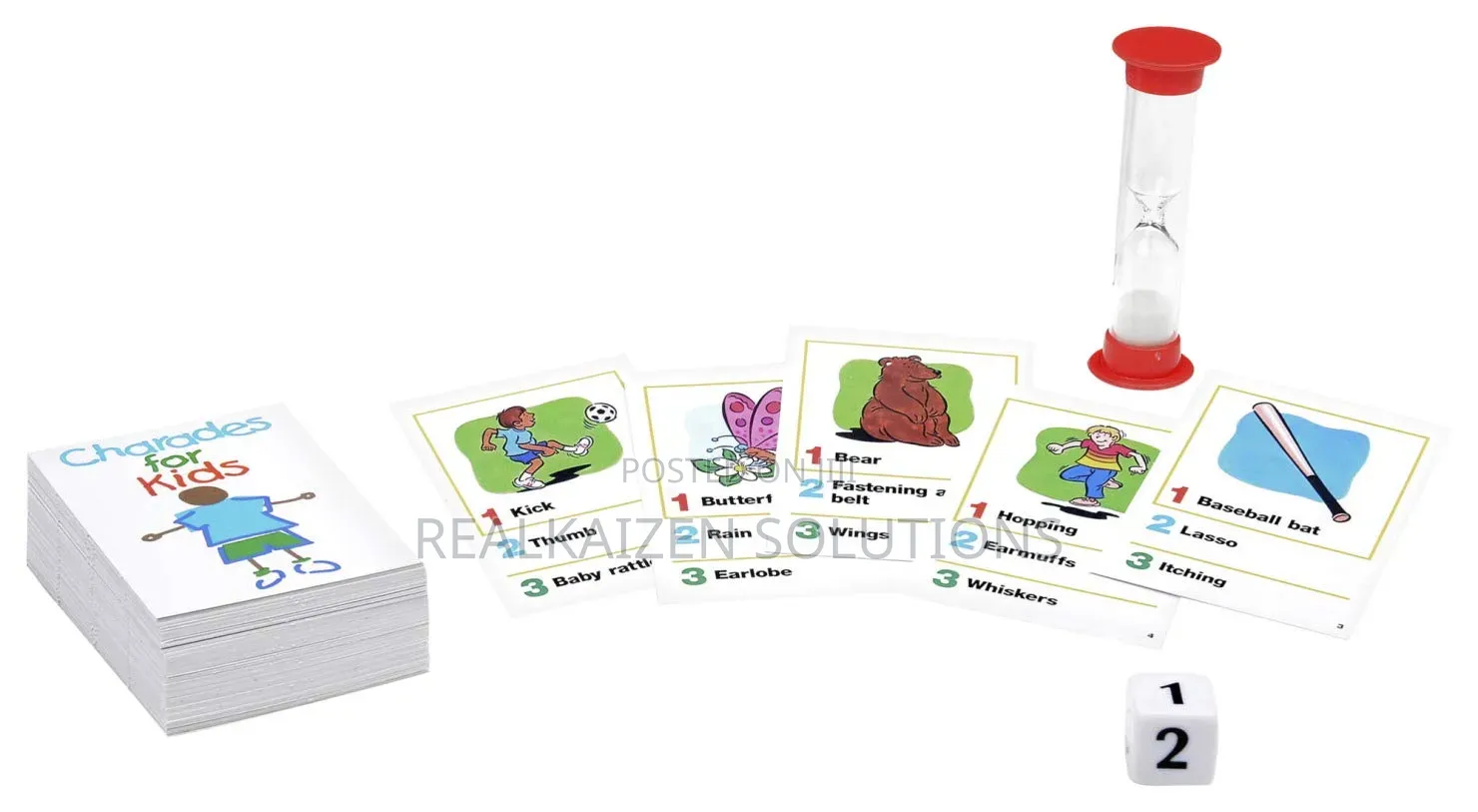 Pressman Charades For Kids – No Reading Required Family Card Game