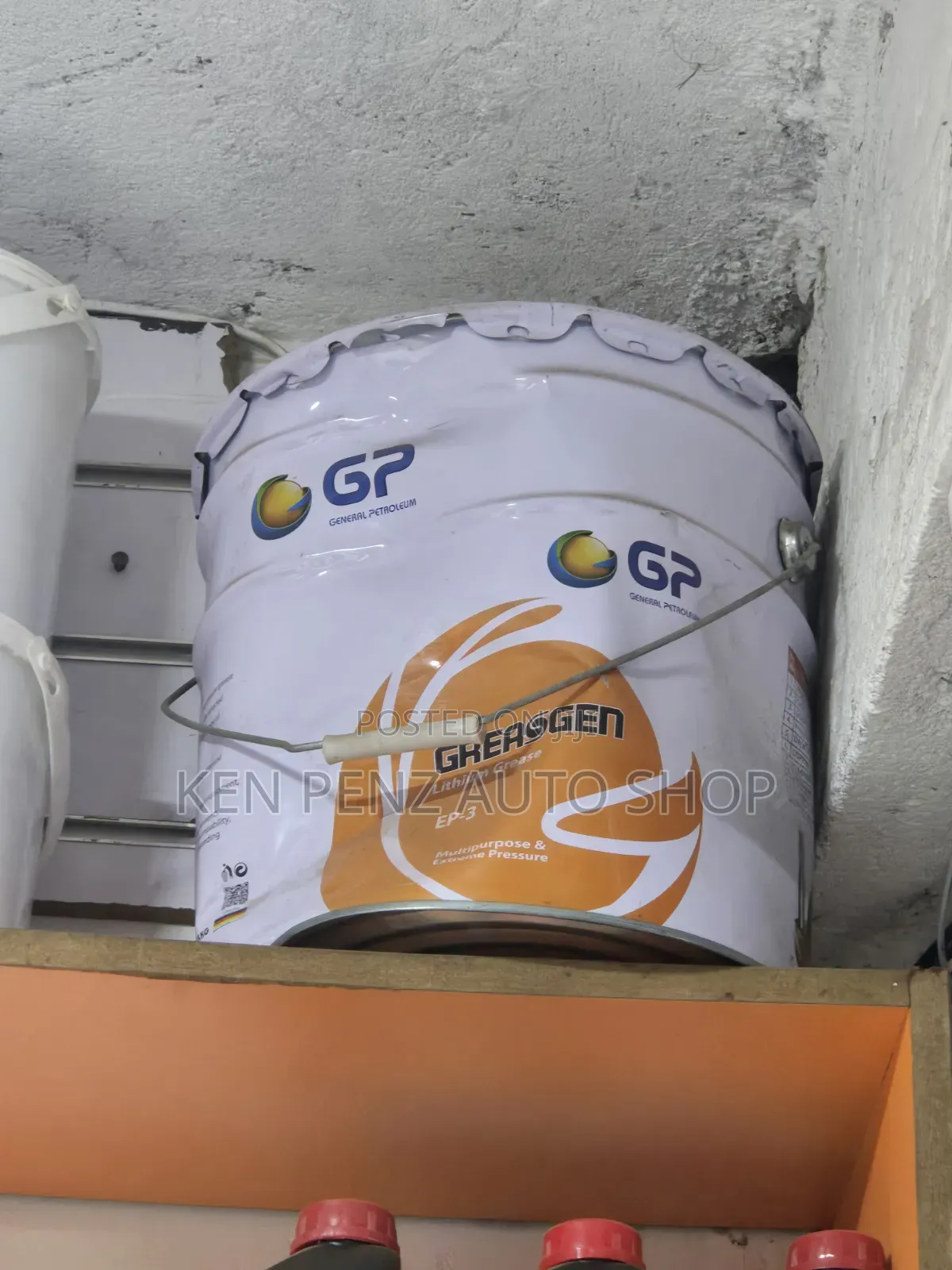 15kg General Petroleum ( Gp) Lubricant Grease ( Metallic Can)