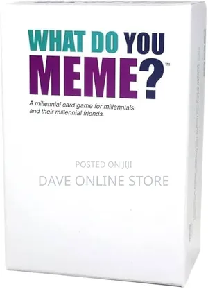 What Do You Meme Card Game to Play With Friends, Board Game,