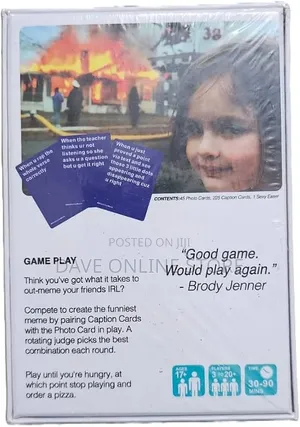 What Do You Meme Card Game to Play With Friends, Board Game,