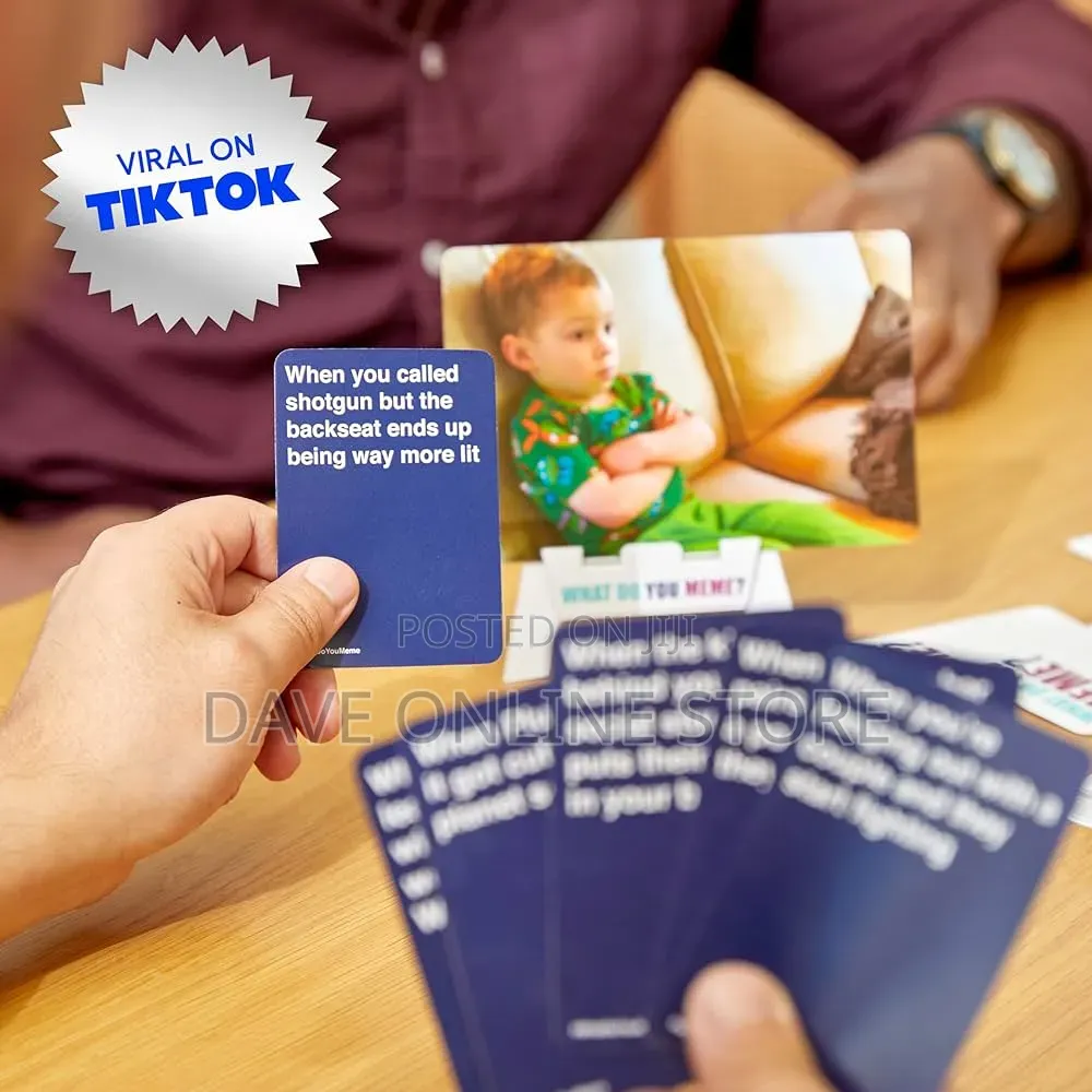 What Do You Meme Card Game to Play With Friends, Board Game,