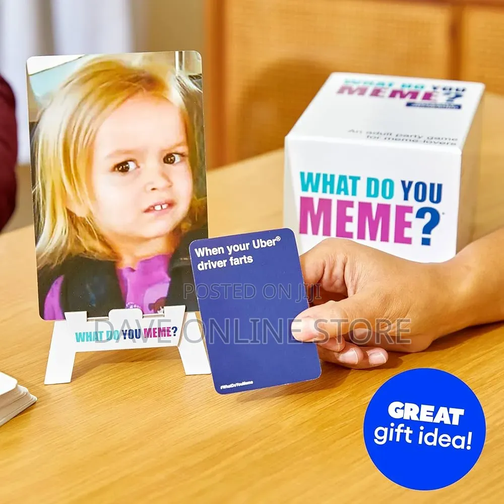 What Do You Meme Card Game to Play With Friends, Board Game,