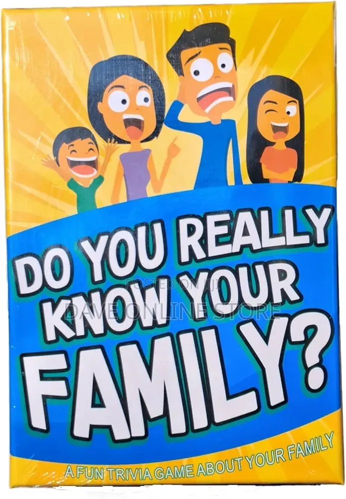 Do You Really Know Your Family? – Fun Family Game