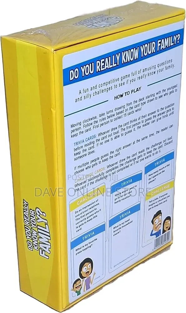 Do You Really Know Your Family? – Fun Family Game