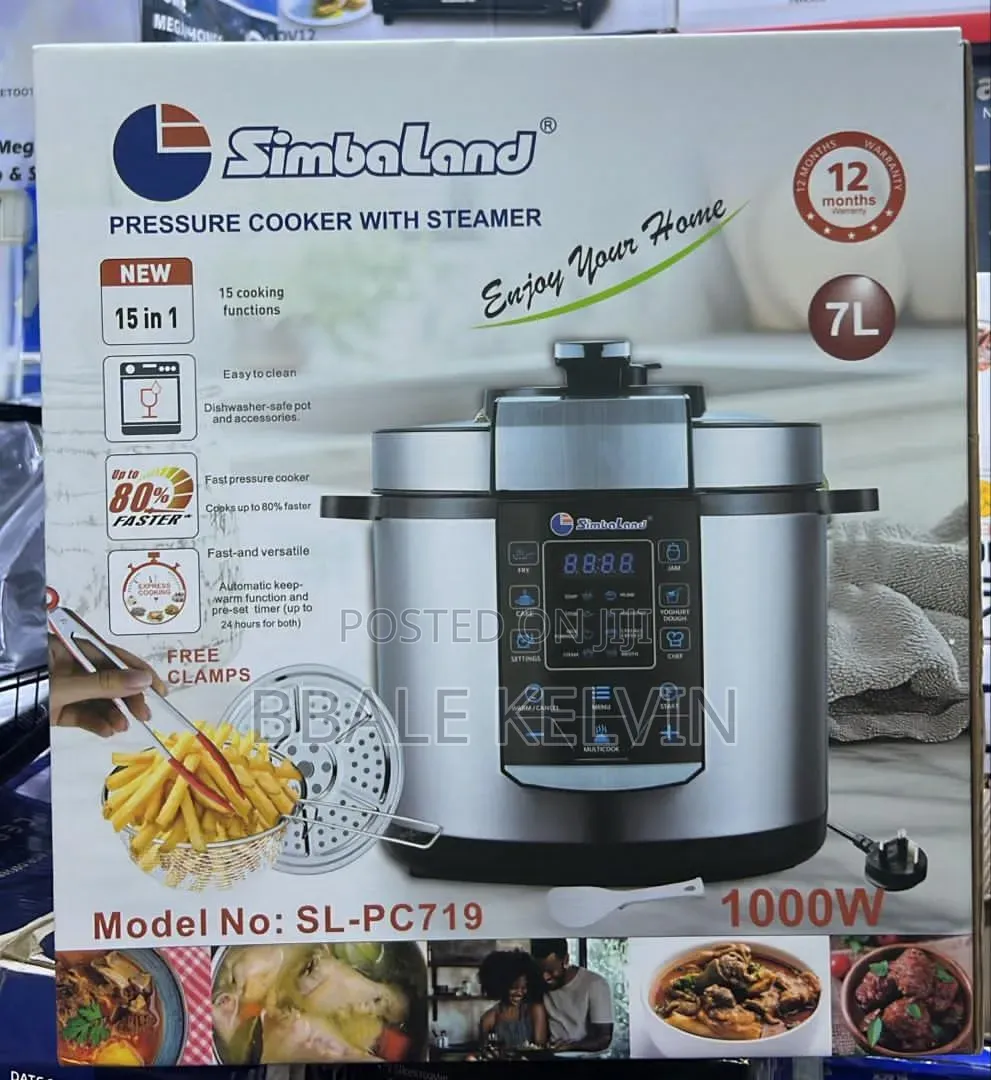 7 Litres Simbaland Pressure Cooker