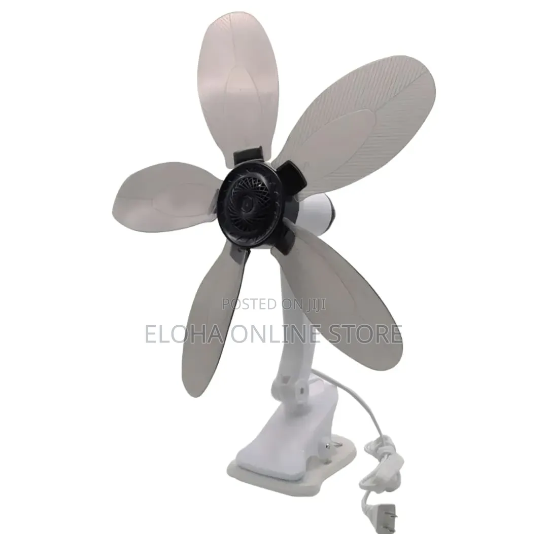 Portable 5 Leaves Home Electric Clip Fan