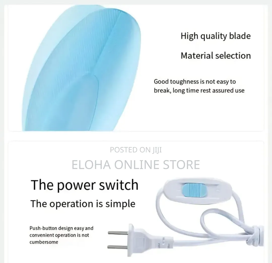 Portable 5 Leaves Home Electric Clip Fan