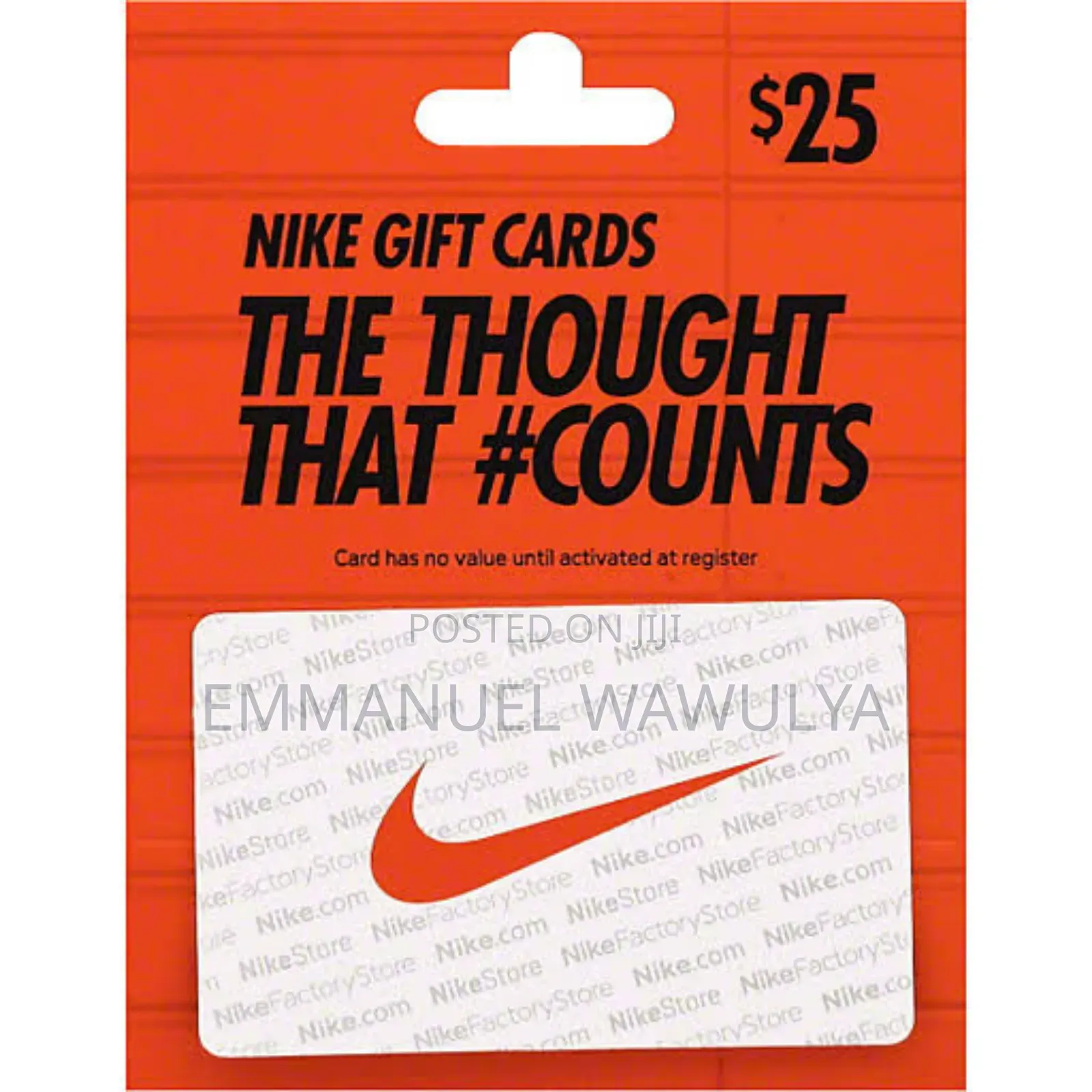 $25 Nike Gift Card (Usa)