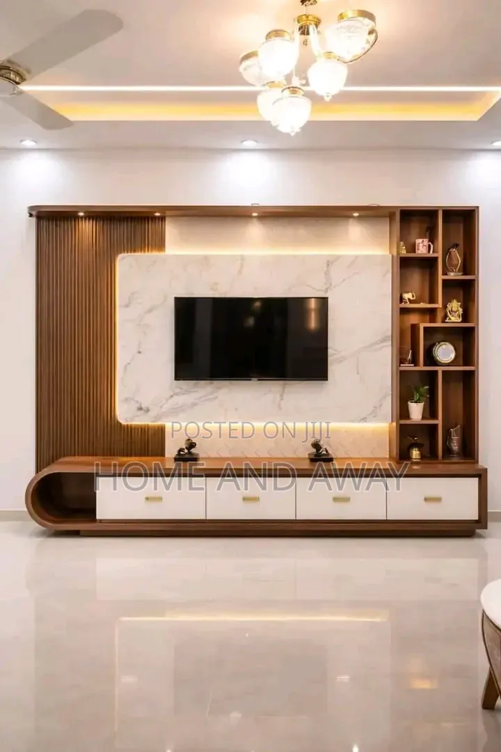 Full Panel Wall Unit Modern Tv Stands From 2,500,000/- In Any Colour