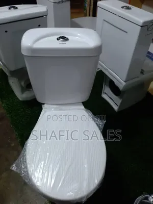 Toilet Seat (Full Set) With Pan Connector,Flexible Tub, Bolt Francia