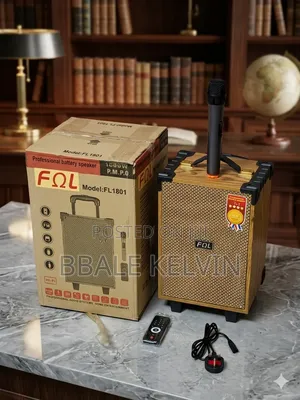 Professional Battery Speaker With Karaoke Microphone