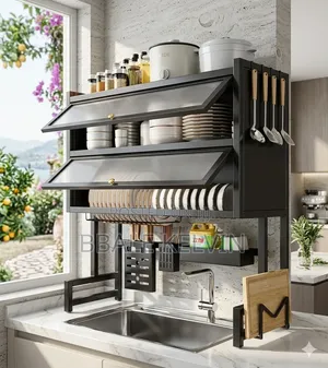 Over The Sink Kitchen Rack Drainer And Organizer