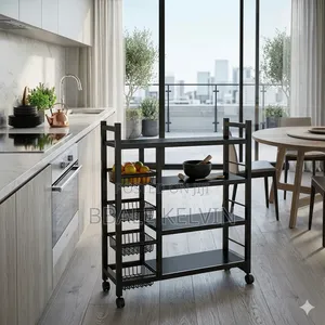 Metallic Kitchen Storage Organizer