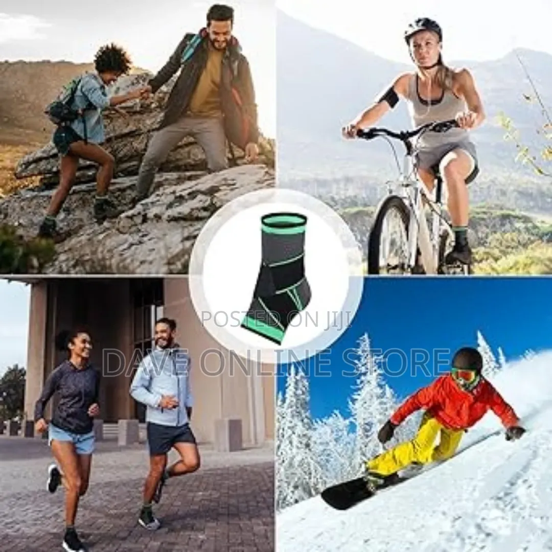 Ankle Support Brace, Adjustable Compression Ankle Support,