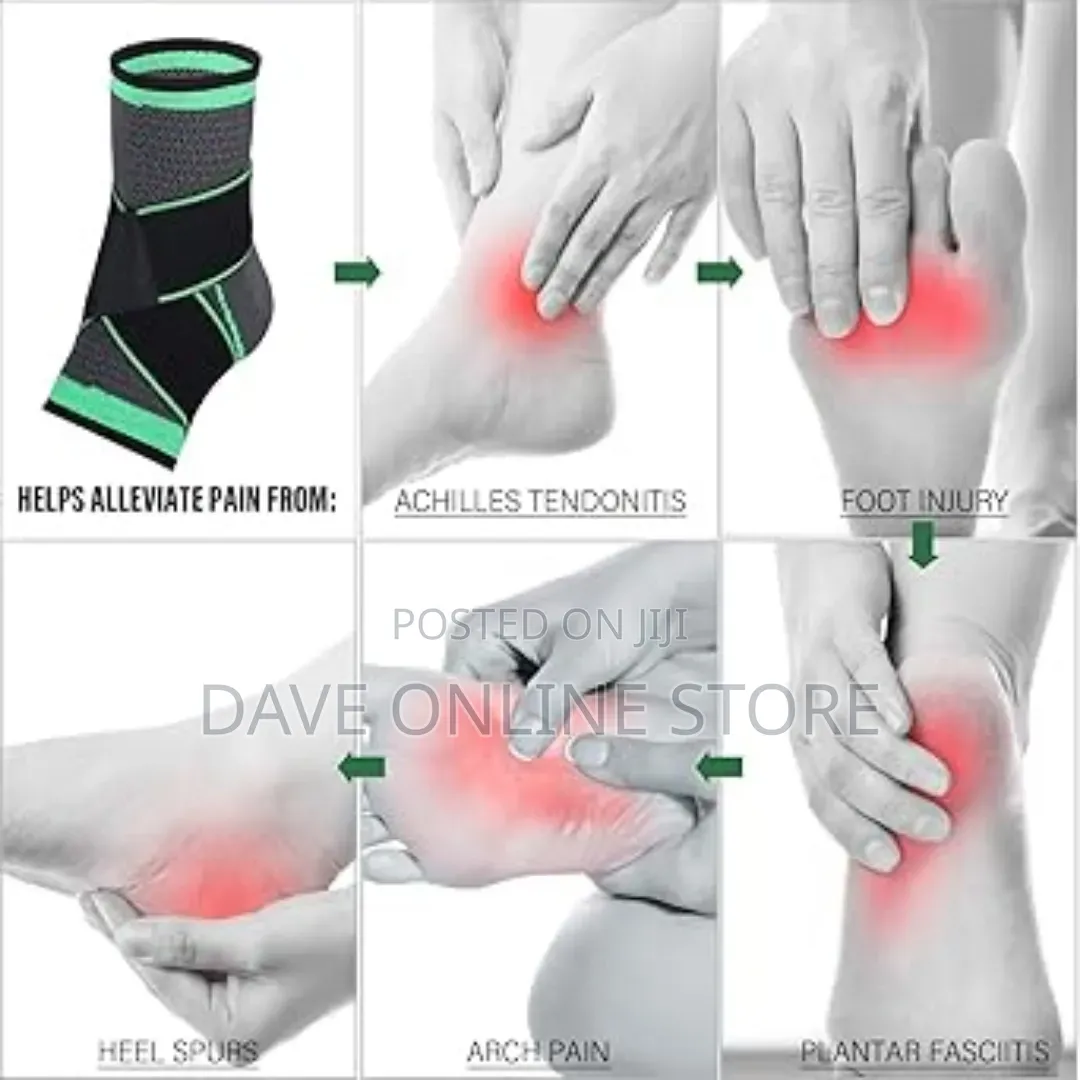 Ankle Support Brace, Adjustable Compression Ankle Support,