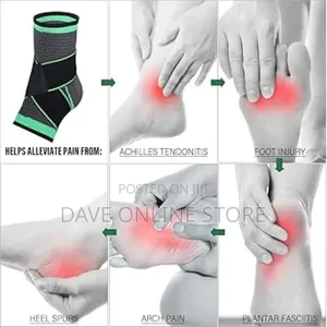 Ankle Support Brace, Adjustable Compression Ankle Support,