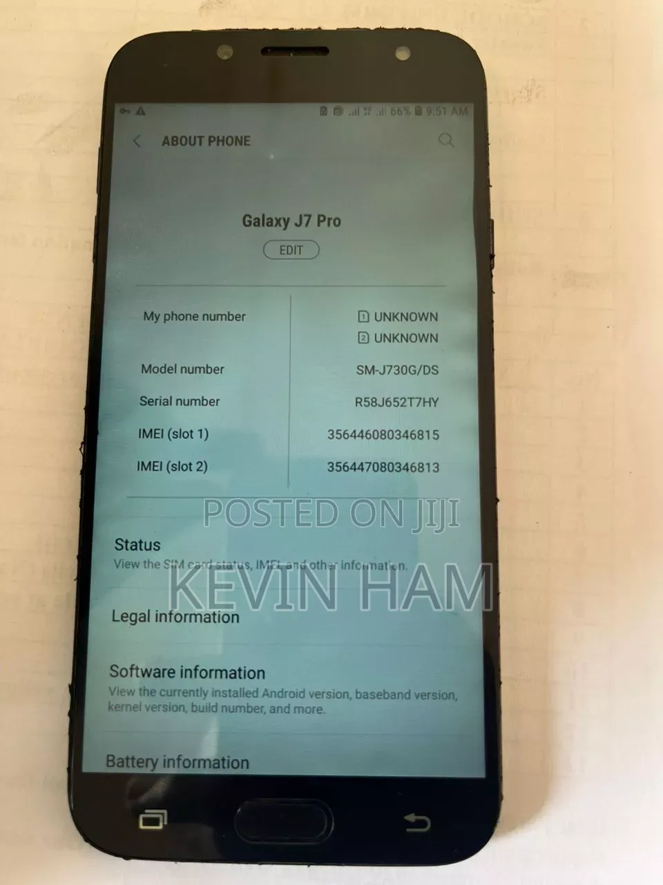 Samsung Galaxy J7 Pro 32 GB Black