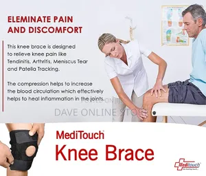 Knee Compression Sleeve Neoprene Breathable Knee Pain Brace -Black.