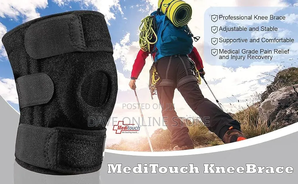 Knee Compression Sleeve Neoprene Breathable Knee Pain Brace -Black.