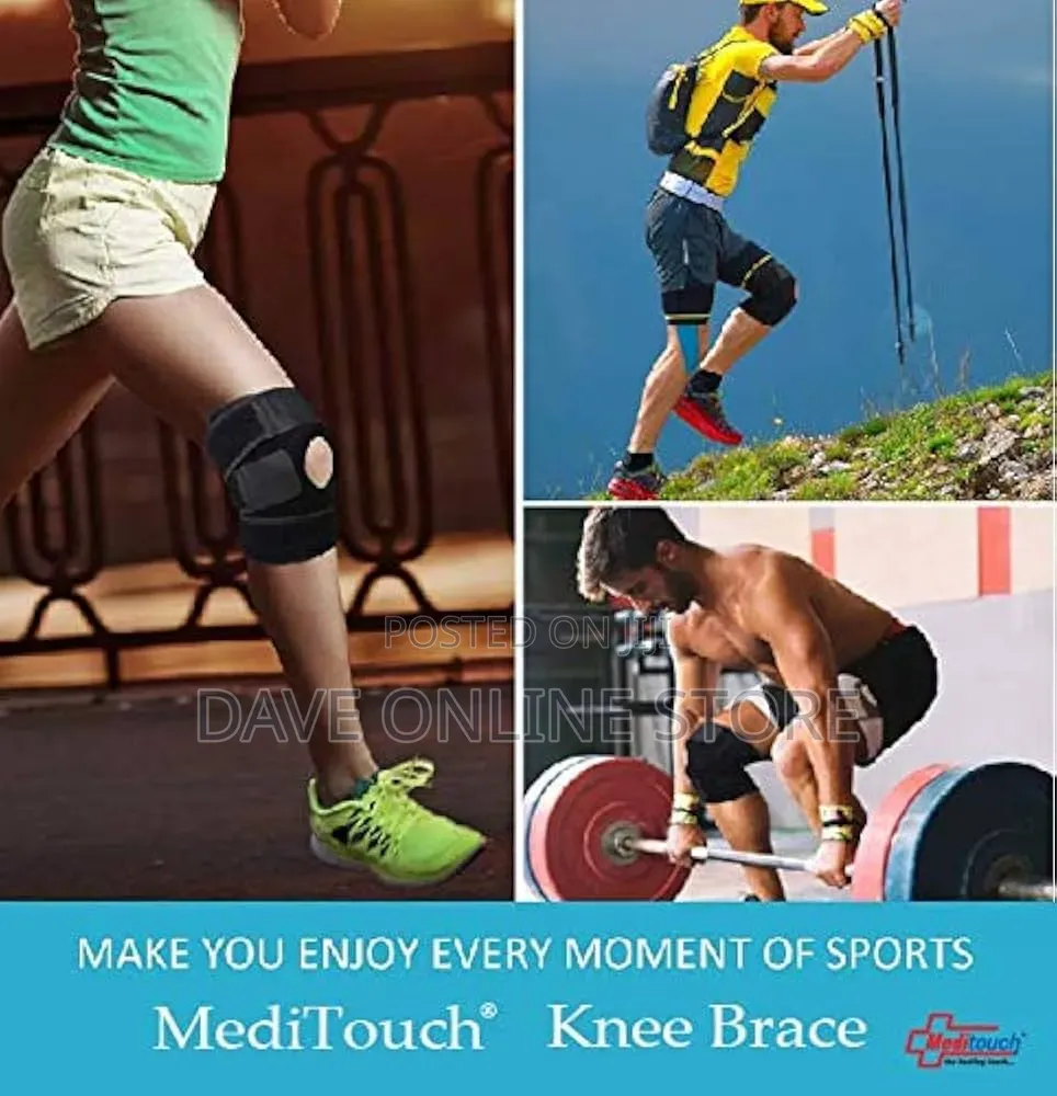 Knee Compression Sleeve Neoprene Breathable Knee Pain Brace -Black.