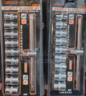 Dekecr-v Brand 10-Piece 1/2-Inch Drive Socket Set