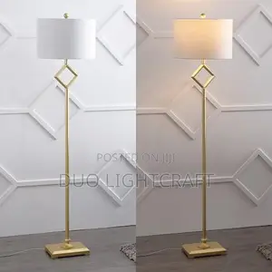Single Stand~Metallic Floor Lamp