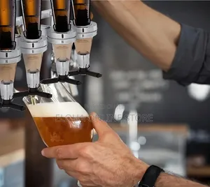 6-Bottle Wall-Mounted Liquor Dispenser