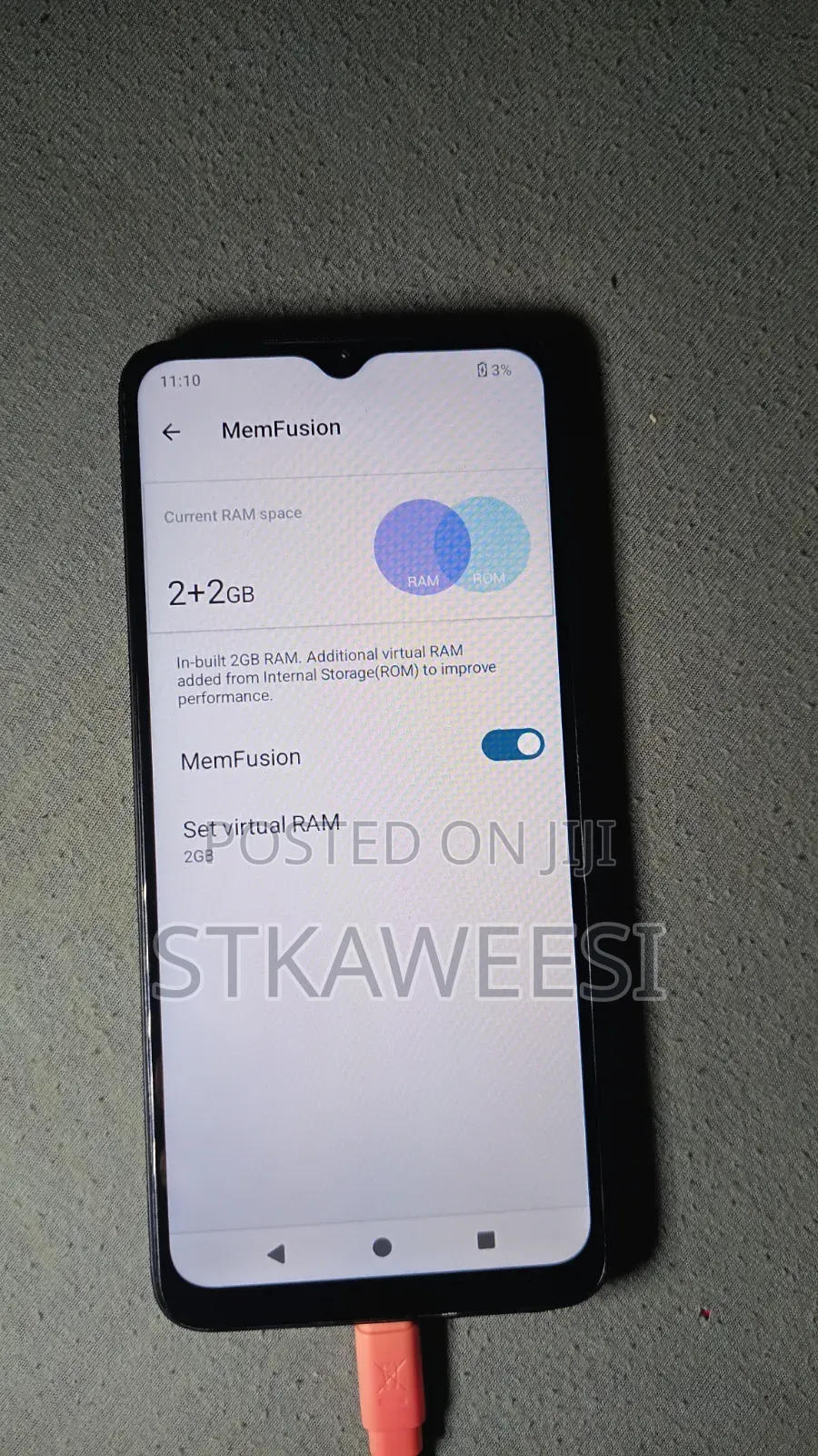 Itel A06 64 GB Black
