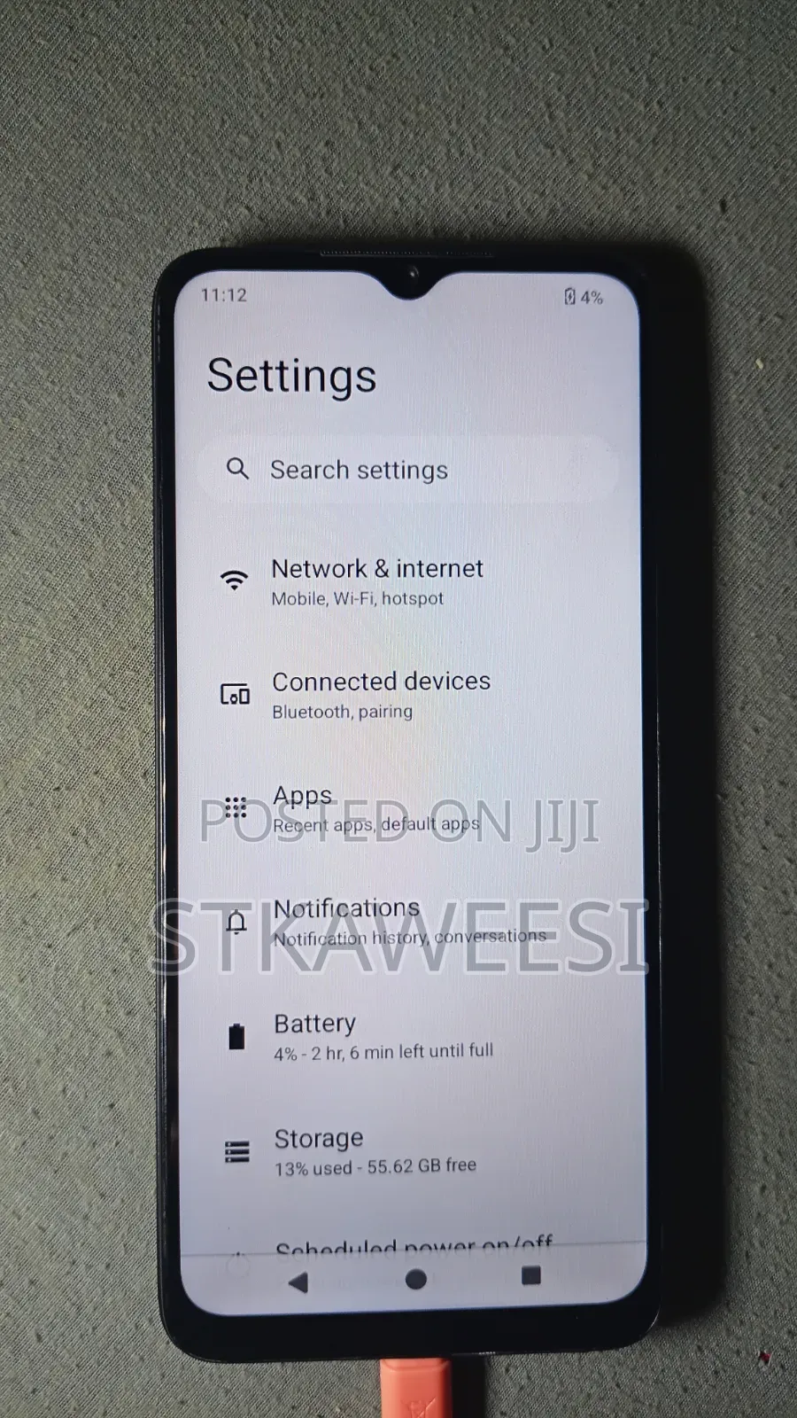 Itel A06 64 GB Black