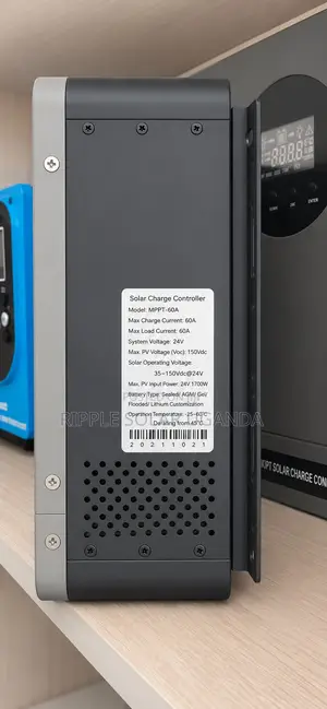 60a MPPT Solar Charge Controller 24v 1700w Solar System Kampala