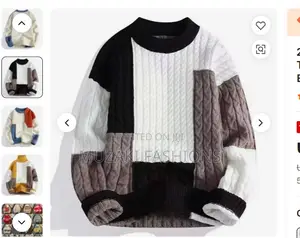 Hot Trend in Winter Men's Loose Pullover.