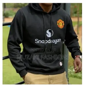 Man United Hoodie -Black