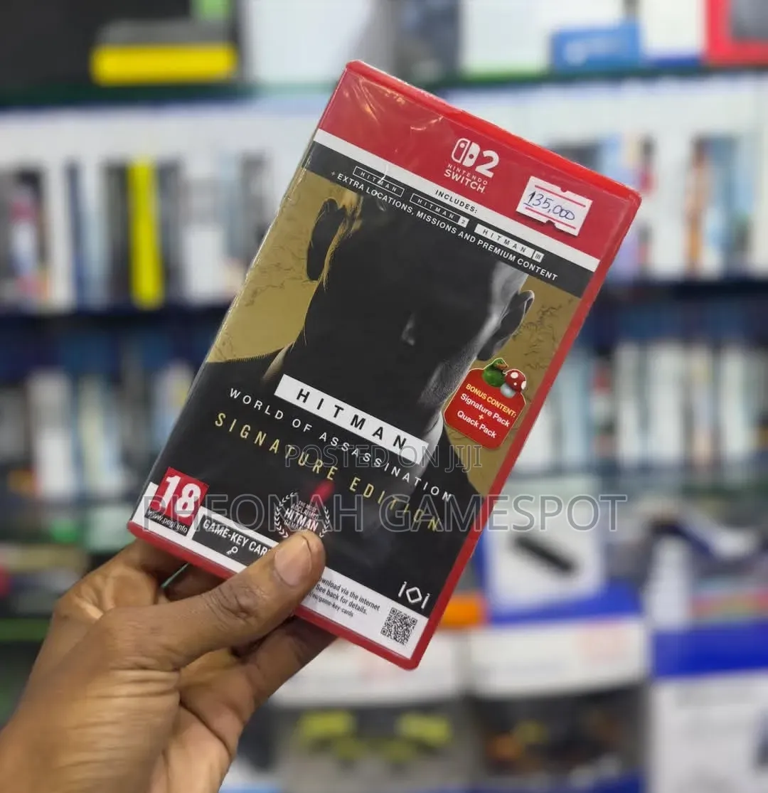 Hitman World of Assassination Game for Nintendo Switch 2. Signature