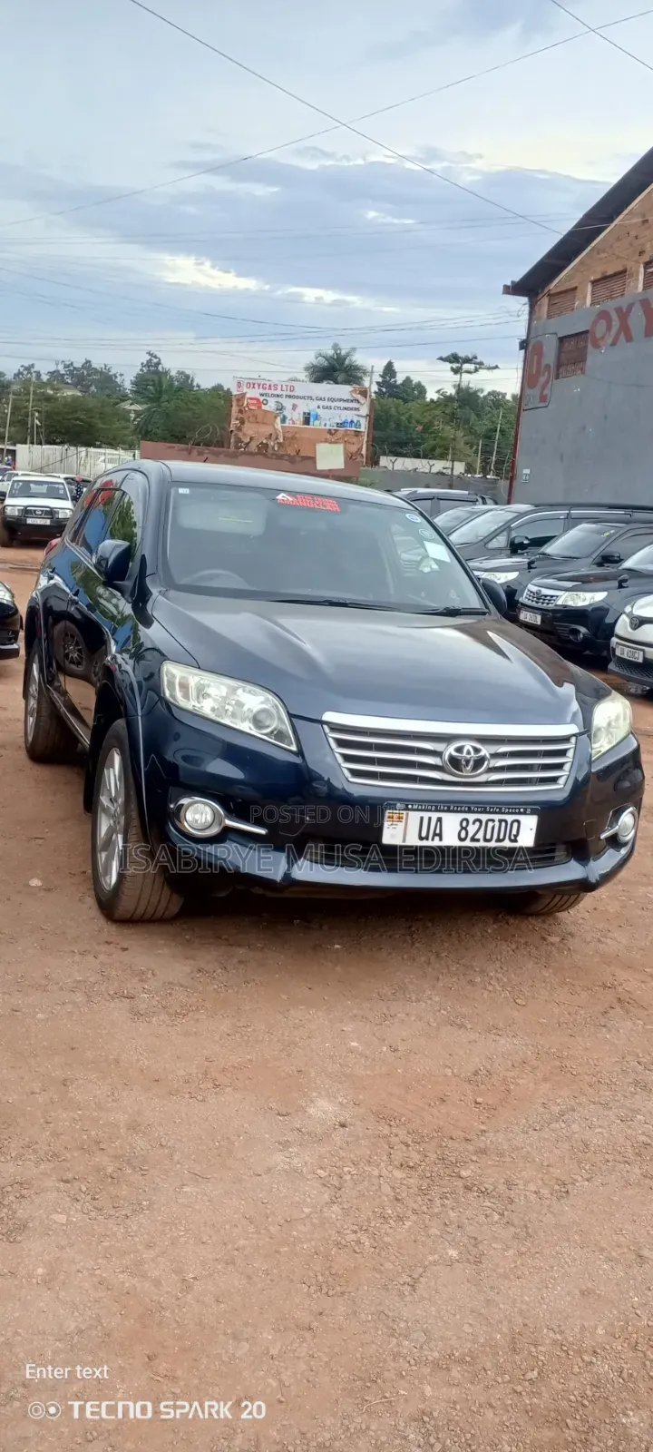 Toyota Vanguard 2011 Black