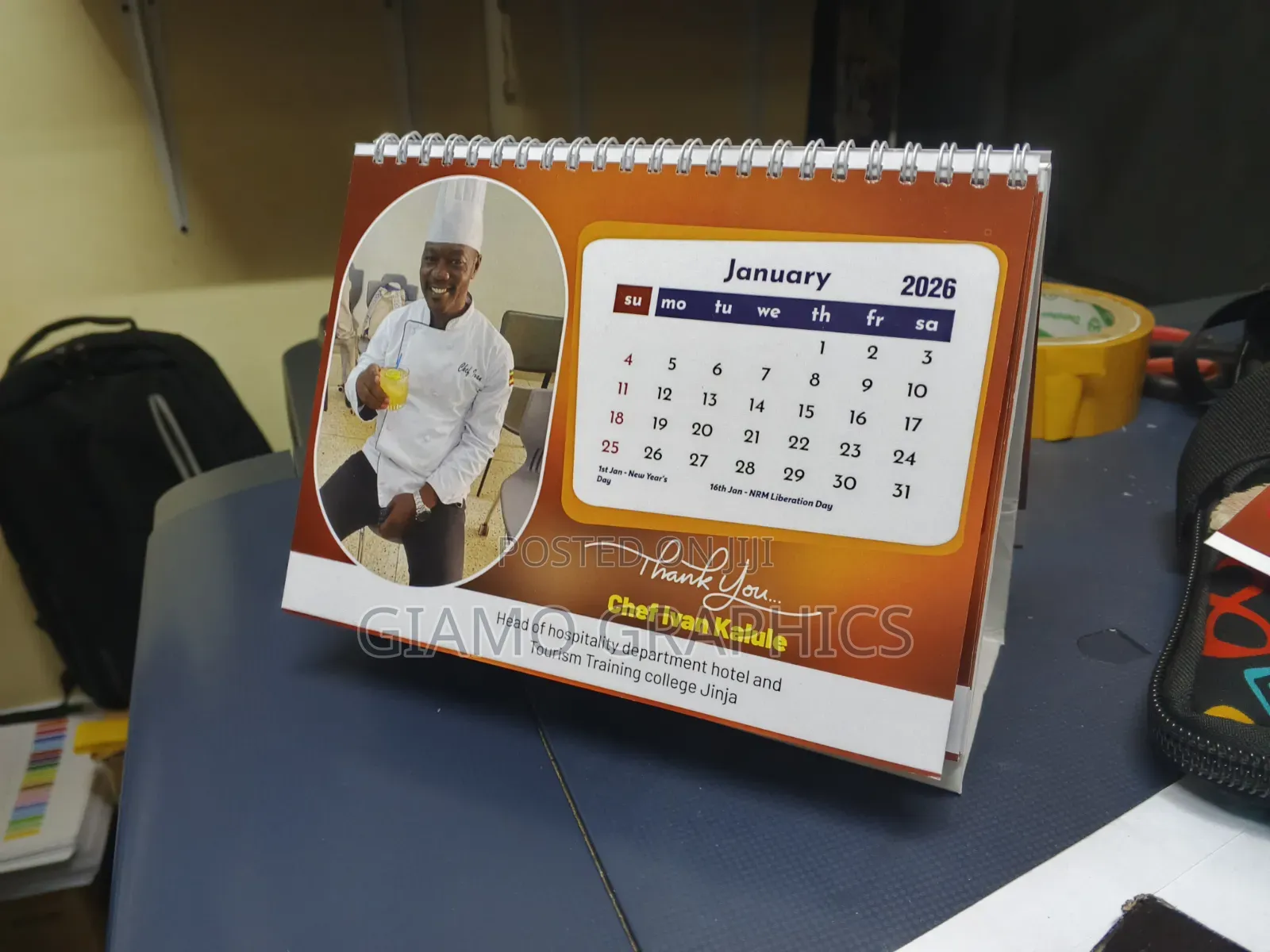2026 Table Calendar