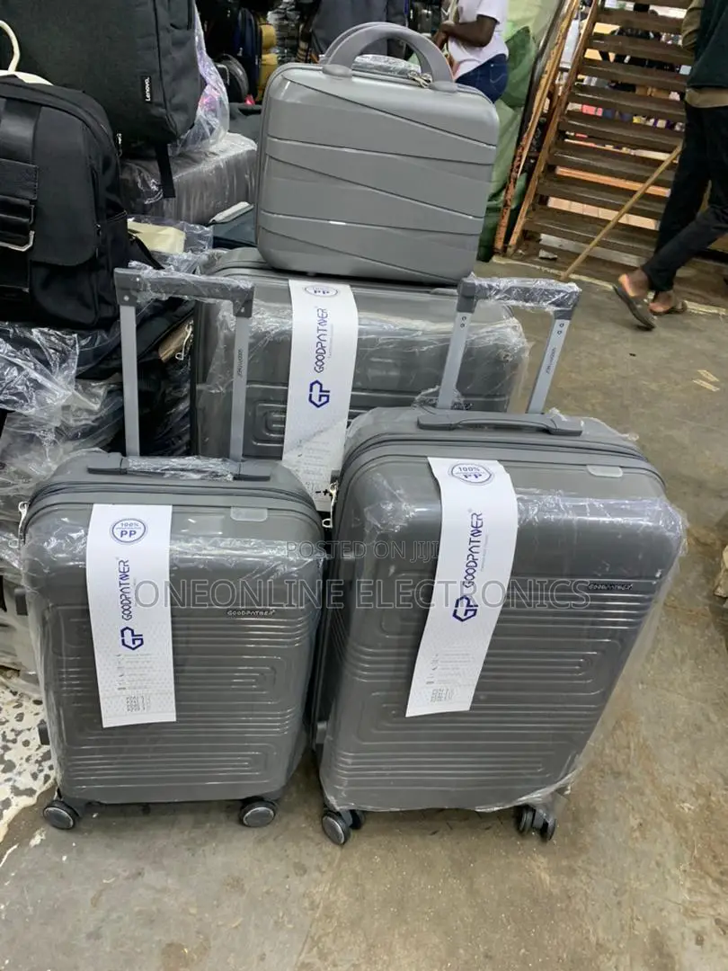 Gray Goodpatner Branded Suitcases