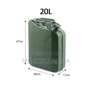 20litr Metal Fuel Transportion Storage Jerrycan Fr Oil,Petrol,Diesel
