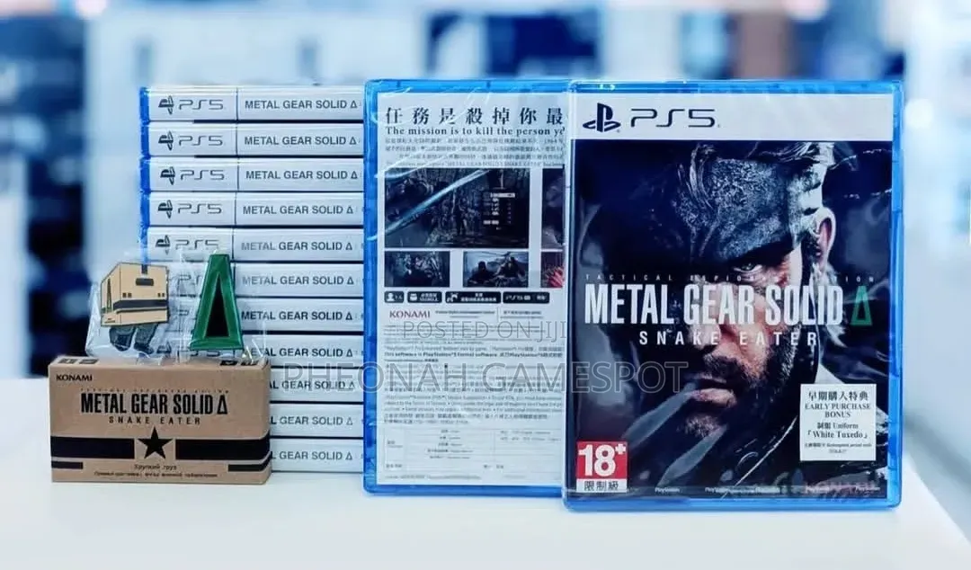 Metal Gear Solid Snake Eater Game Cd for Ps5: Eat Frog for Survival