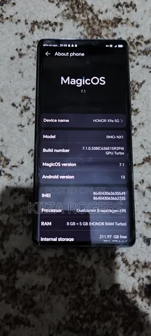 Honor X9a 5G 256 GB Gray