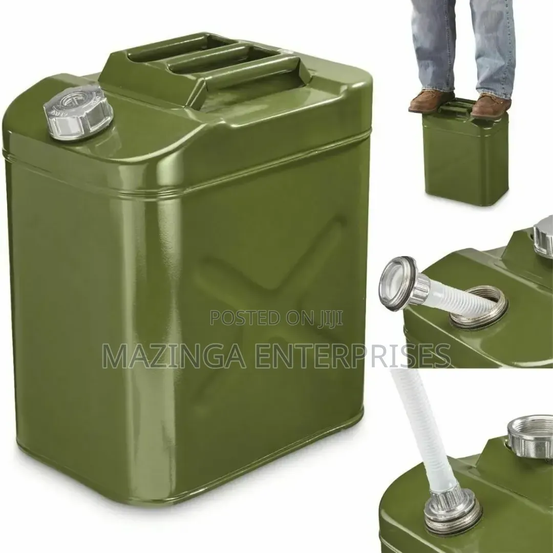 30ltrs Metal Fuel Storage Transportation Jerrycan for Gasoline,Oil