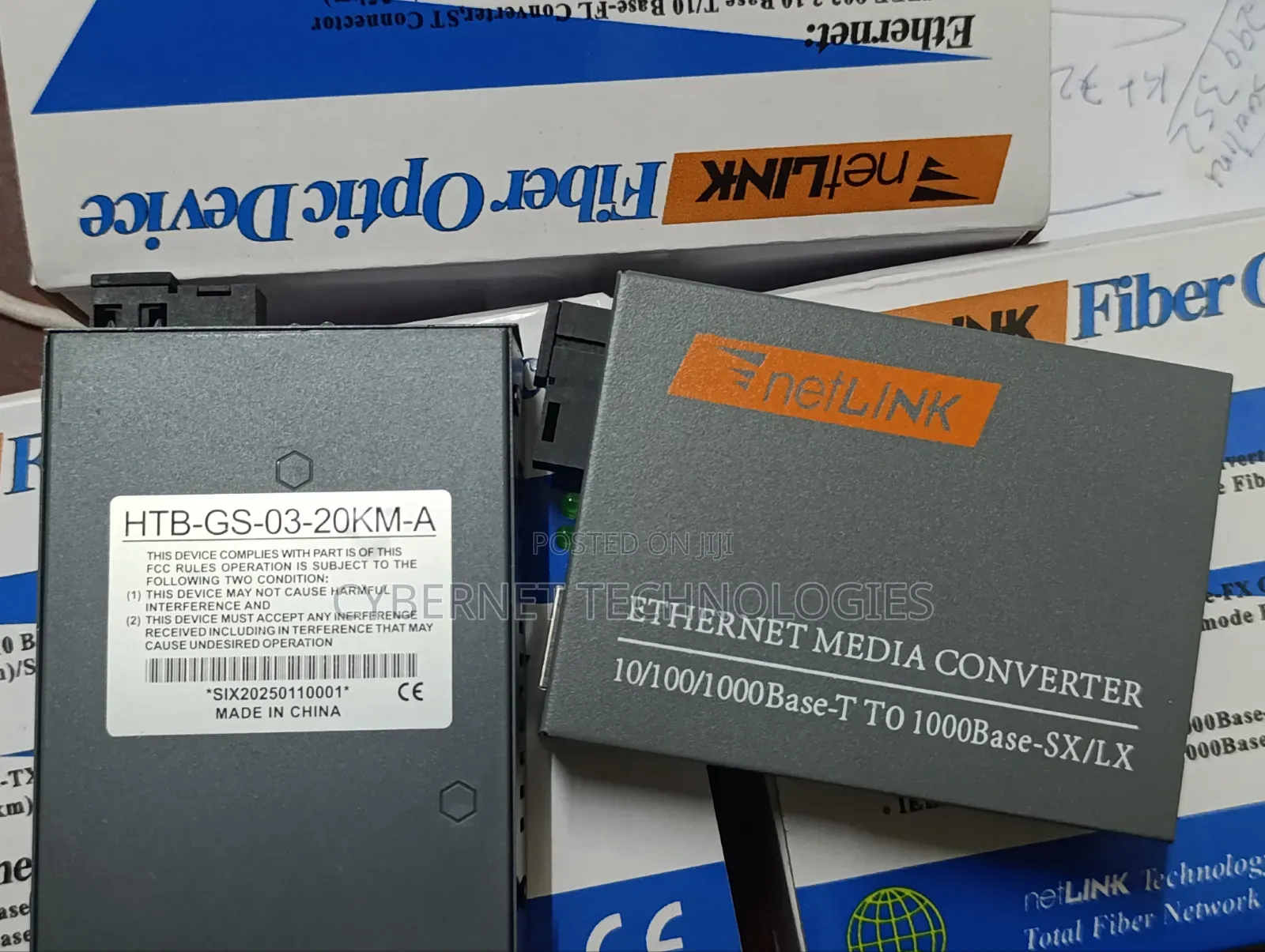 Netlink 20km Fibre to Ether Media Converter