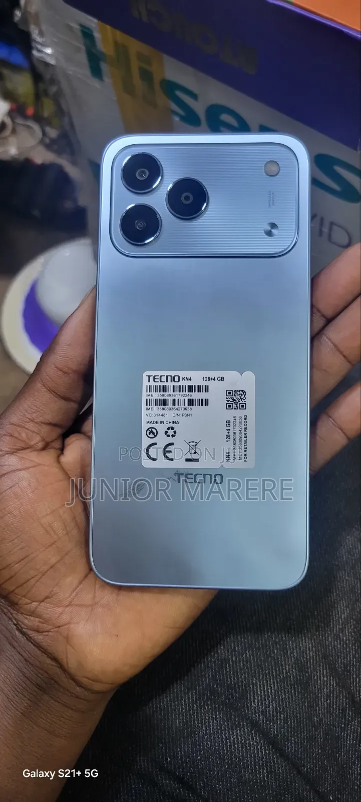 New Tecno Spark 50 128 GB Blue
