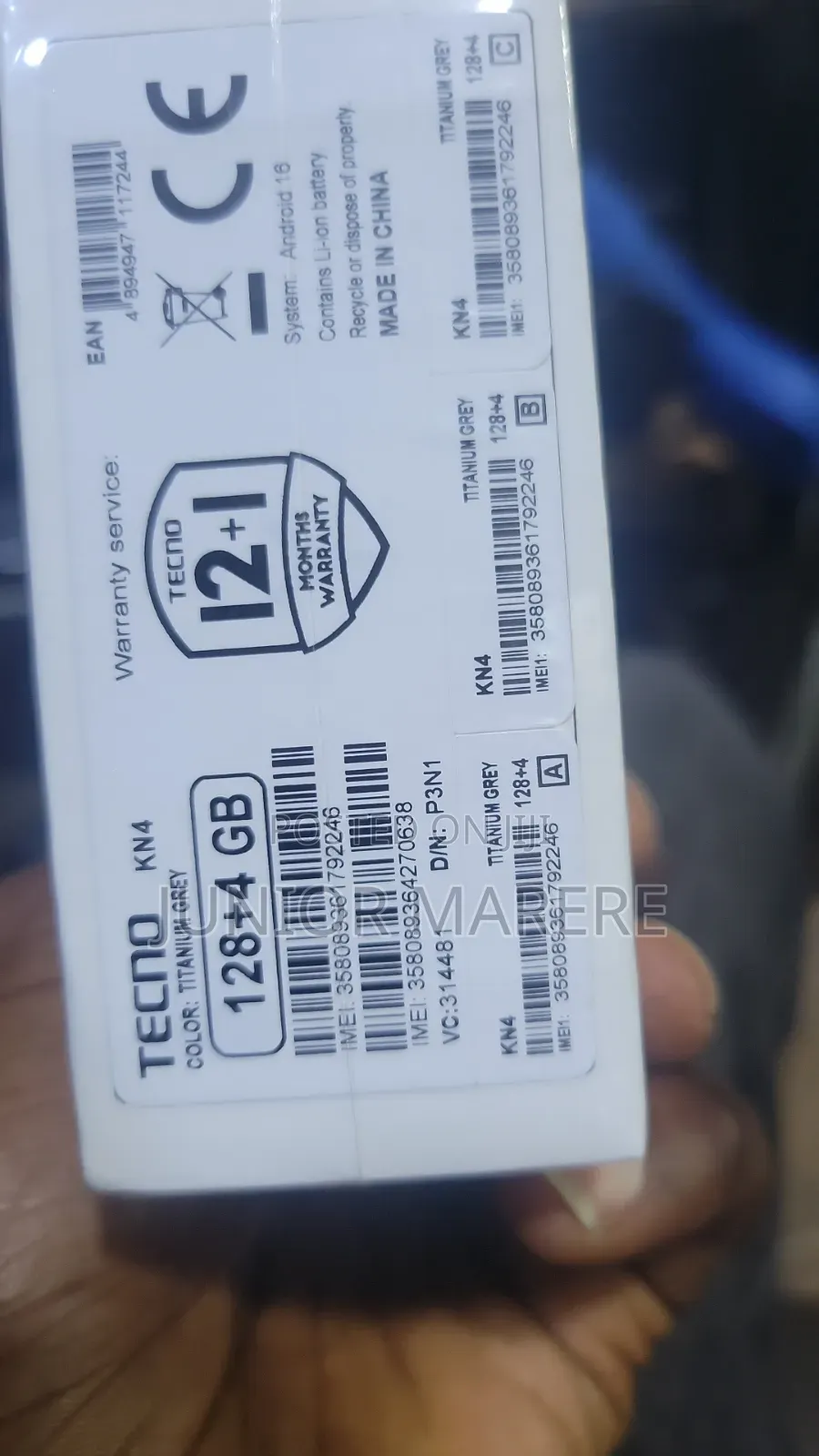 New Tecno Spark 50 128 GB Blue