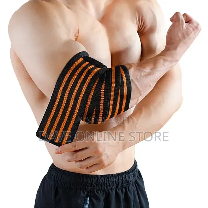 1pc Weightlifting Elbow Protector Adjustable Wrap